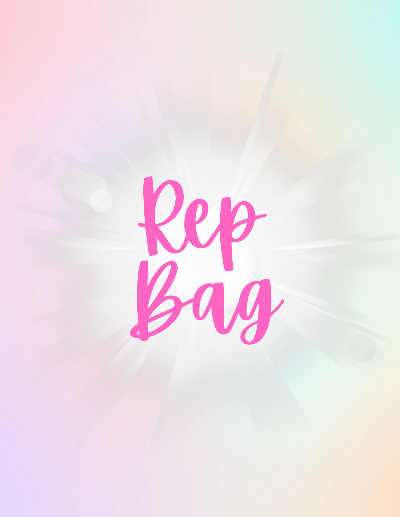 Rep Bag - Amber Dreams